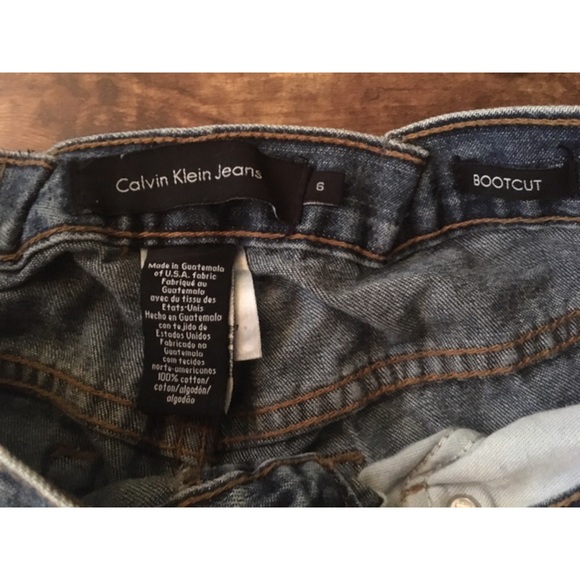 Calvin Klein Boot Cut Jeans - Picture 3 of 8